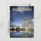 Brug van Burnside, Nationaal slagveld Antietam Briefkaart (Voorkant / Achterkant)