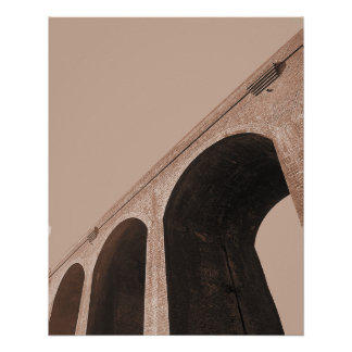 Brug van de Hoogtes - Bruin Perfect Poster