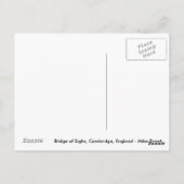 Brug van de Sighs Briefkaart (Achterkant)
