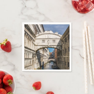 Brug van de Sighs, Venezia, Italië Servet