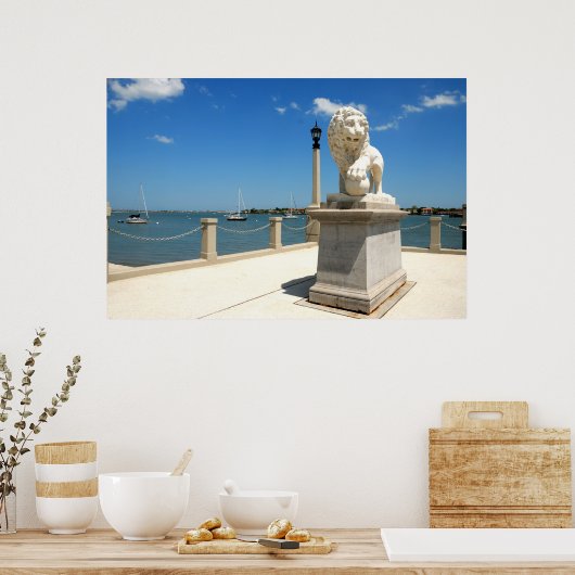 Brug van leeuwen poster (Keuken)