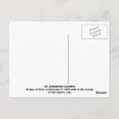 Brug van Lions St. Augustine, Briefkaart van Flori (Achterkant)