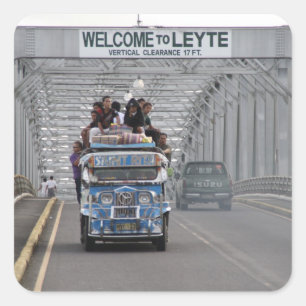 brug van San Juanico Vierkante Sticker