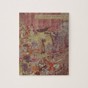 Brug van schepen, gebroken door Akbar (r.1556-1605 Legpuzzel