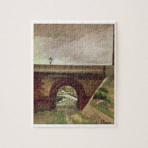 Brug van Sevres (olie op canvas) Legpuzzel