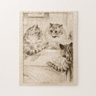 Brug van Sighs door Louis Wain Legpuzzel