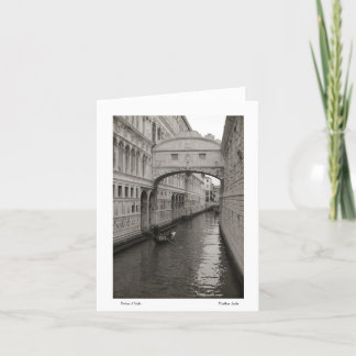 Brug van Sighs Notecards Kaart
