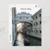 Brug van Sighs Venice Briefkaart (Voorkant / Achterkant)