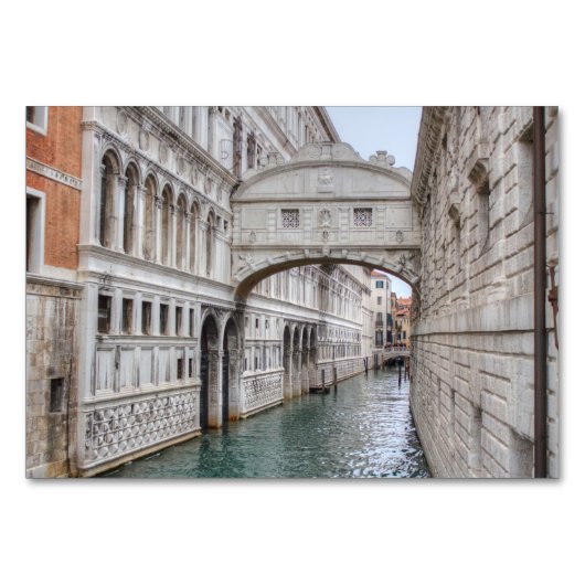 Brug van Sighs Venice Italië Kaart (Voorkant)