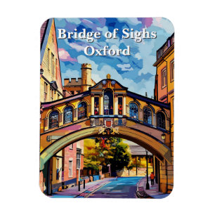 Brug van Zuchten in Oxford Gouache Schilderen Magneet
