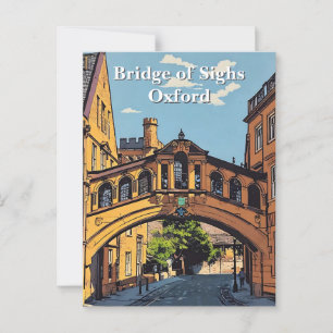 Brug van Zuchten in Oxford Poster Paint Briefkaart