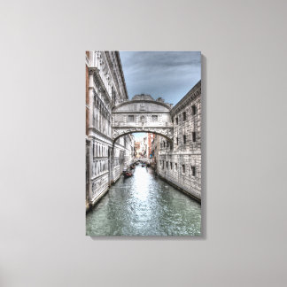 Brug van Zuchten in Venetië Italië Canvas Afdruk