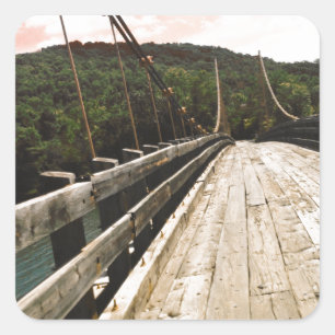 brug vierkante sticker