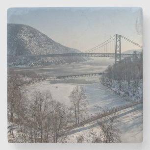 Brug voor beren stenen onderzetter