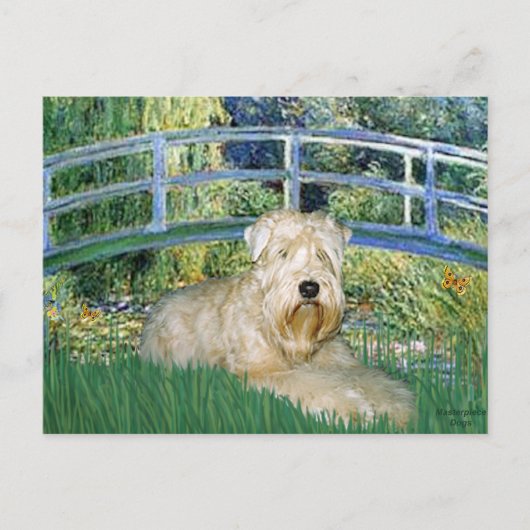 Brug-Wheaten Terrier 1 Briefkaart (Voorkant)