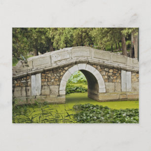 Brug, Zomerpaleis, Beijing, China Briefkaart