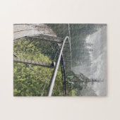 Brugbrug met Canadese Natuur Legpuzzel (Horizontaal)