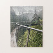 Brugbrug met Canadese Natuur Legpuzzel (Verticaal)
