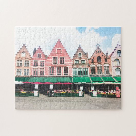 Bruges Market Square Legpuzzel (Horizontaal)