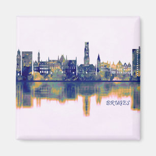 Bruges Skyline Magneet