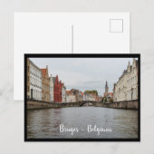 Brugge, België. Brujas, Briefkaart Bélgica (Voorkant / Achterkant)