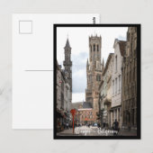 Brugge, België. Brujas, Briefkaart Bélgica (Voorkant / Achterkant)