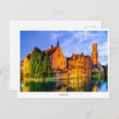 Brugge, België Feestdagenkaart (Voorkant / Achterkant)