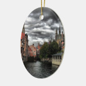 Brugge, België Keramisch Ornament (Links)