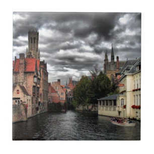 Brugge, België Tegeltje