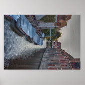 brugge belgië toeristische vakantie poster (Voorkant)