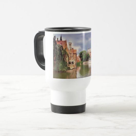 BRUGGE, BELGIË TRAVEL MUG REISBEKER (Voorkant links)