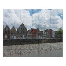 Brugge Belgium House Antiek Landscape Foto