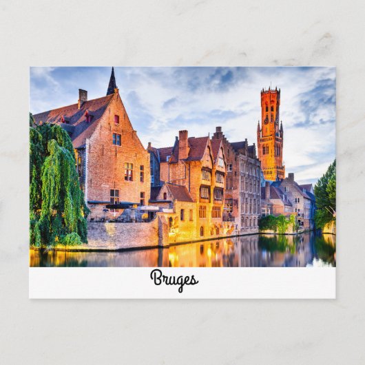 Brugge Briefkaart (Voorkant)