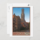 Brugge - De Belfry Briefkaart (Voorkant / Achterkant)