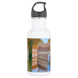 Brugge kanaal waterfles 