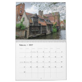 Brugge landschappen kalender (Feb 2027)