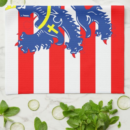 Brugge stad Vlag België symbool Theedoek (Gevouwen)