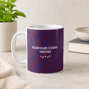 Bruggen Bouwen voor een Helderdere Toekomst - Plee Koffiemok