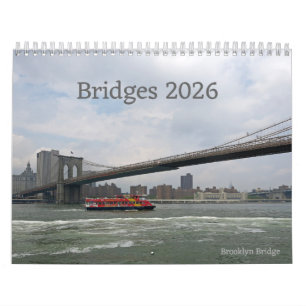 Bruggen, een 12-maands fotografie 2026 kalender