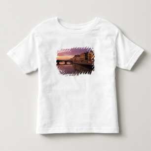 Bruggen over de Arno-rivier bij zonsondergang, Kinder Shirts