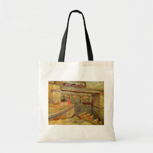 Bruggen over de Seine, Asnieres door Vincent van G Tote Bag