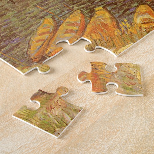 Bruggen over de Seine door Vincent van Gogh Legpuzzel (Zijkant)