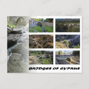 Bruggen van Cyprus Briefkaart