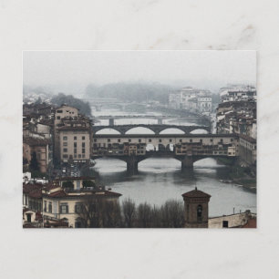Bruggen van Florence, Italië Briefkaart