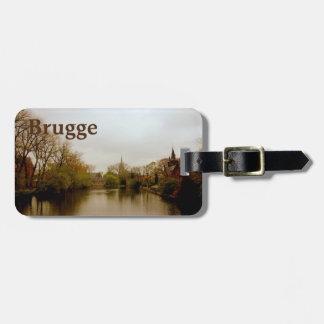 Brugs souvenir bagagelabel