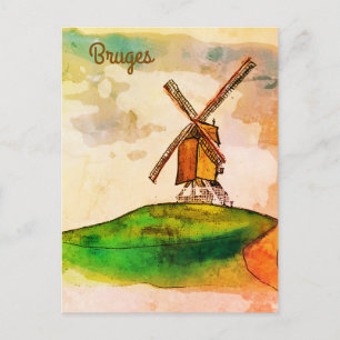 Brugse windmolen briefkaart