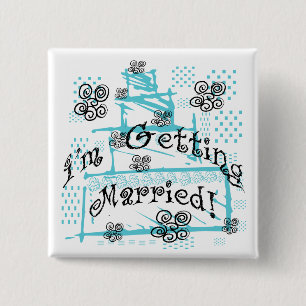 Brugtjekker Bride Tshirts en Gifts Vierkante Button 5,1 Cm