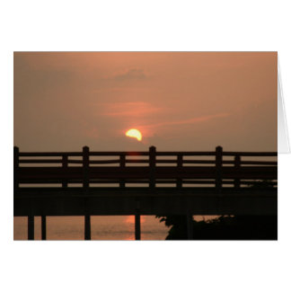 "brugzonsondergang" door Larry Coressel