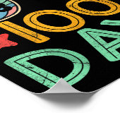 Bruh 100 Days Of School 100th Day Of School Retro  Poster (Hoek)