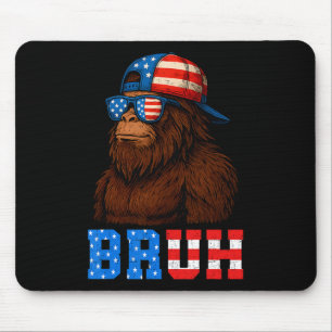 Bruh 4th of July Tiener Jongens Kinder Patriottisc Muismat